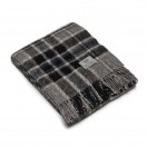 Check Wool Throw Adriano Grey